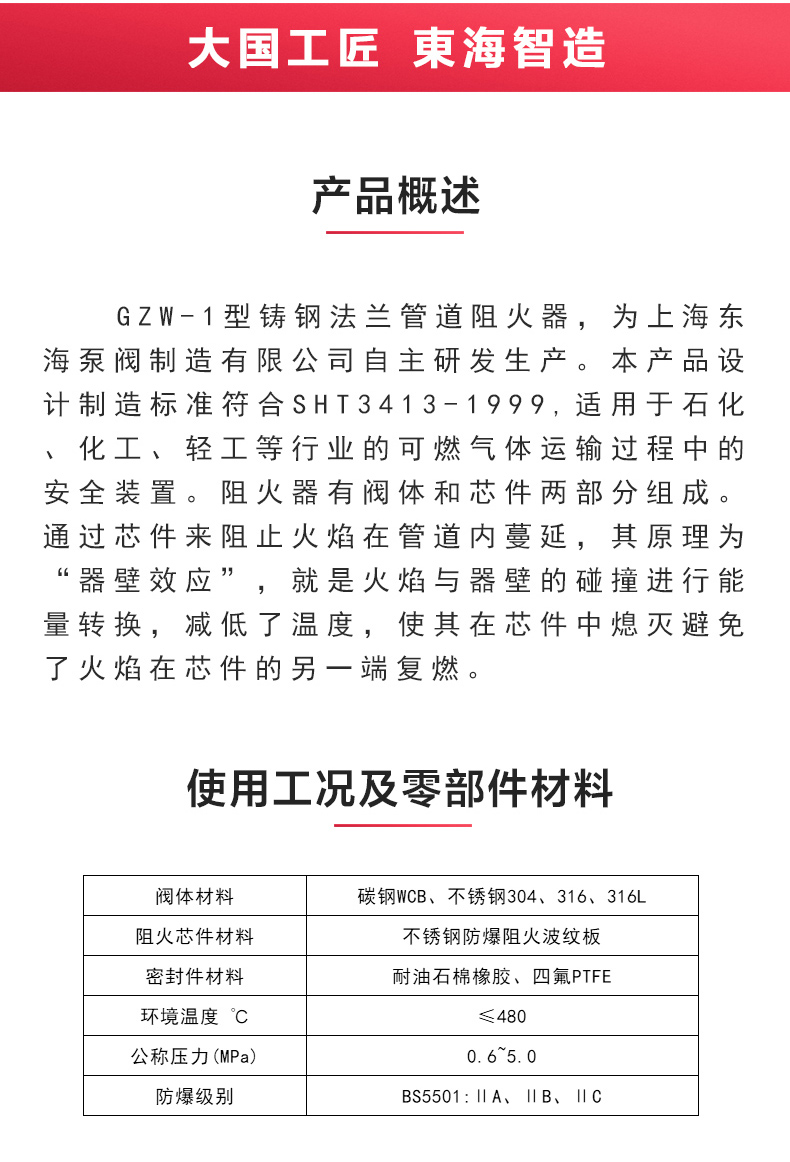 GZW-1铸钢管道阻火器_乐动手机版概述.jpg